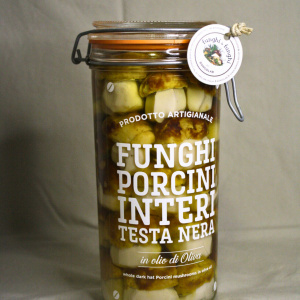Fungo porcino intero di Borgotaro testa nera