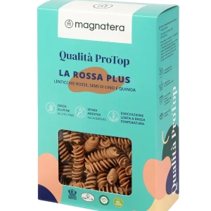 FUSILLI DI LENTICCHIE ROSSE LINO E QUINOA SENZA GLUTINE
